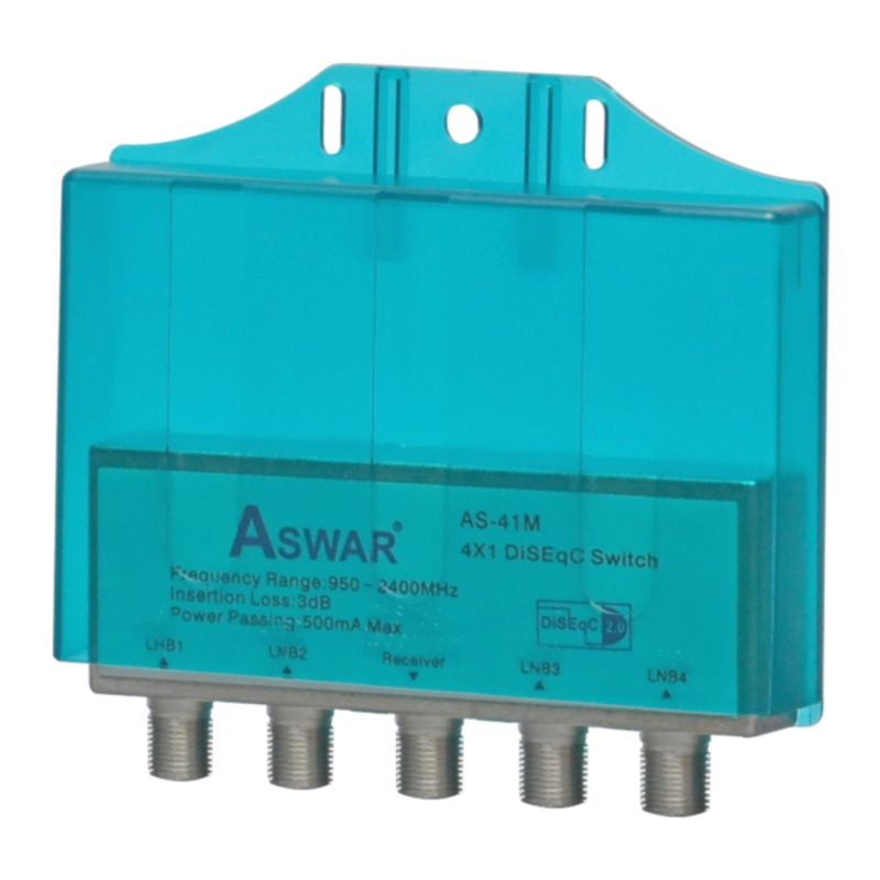 Diseqc Switch - 4x1- Waterproof | AS-41M