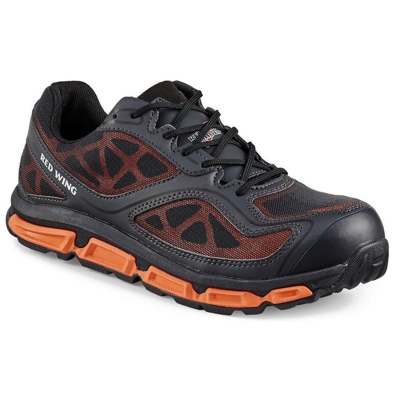 RedWing MEN'S ATHLETIC BLACK-ORANGE | 6338