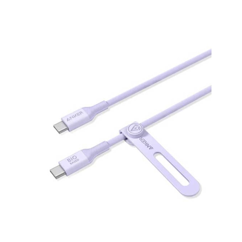 Anker 544 USB-C Bio-Based Cable 3ft Violet