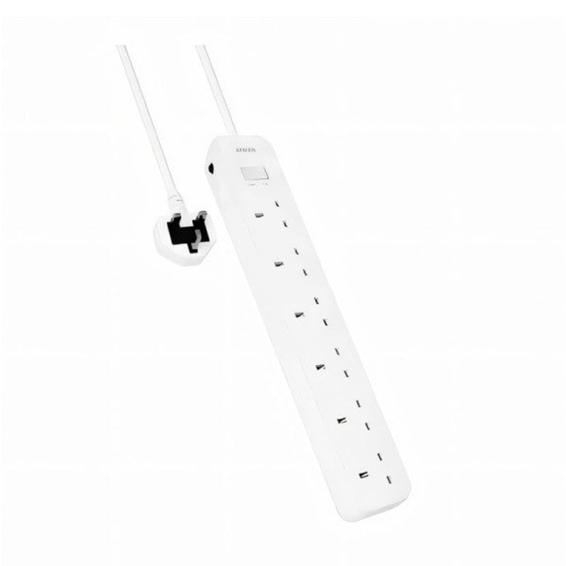 Anker 6 AC Outlet Power Strip White