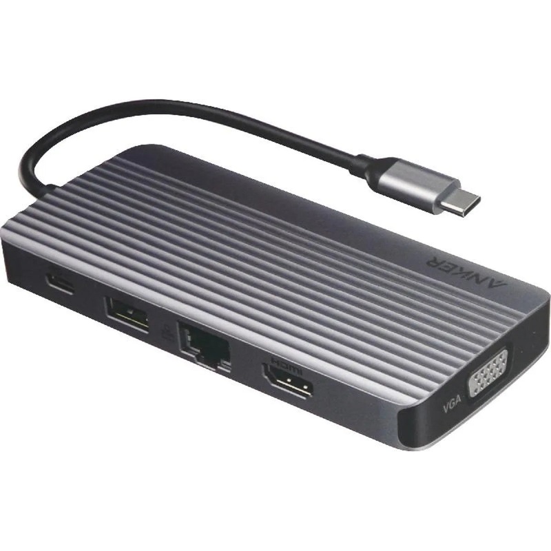 Anker USB-C Hub 10-in-1 Grey