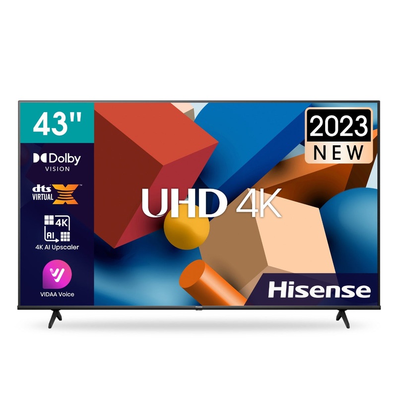 Hisense 43 Inch TV 4K UHD Smart TV | 43A61K