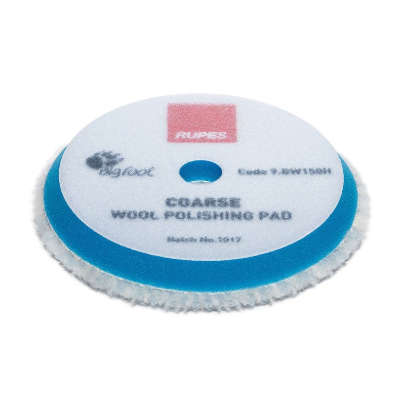 Coarse Blue Wool Polishing Pads-130-145 mm