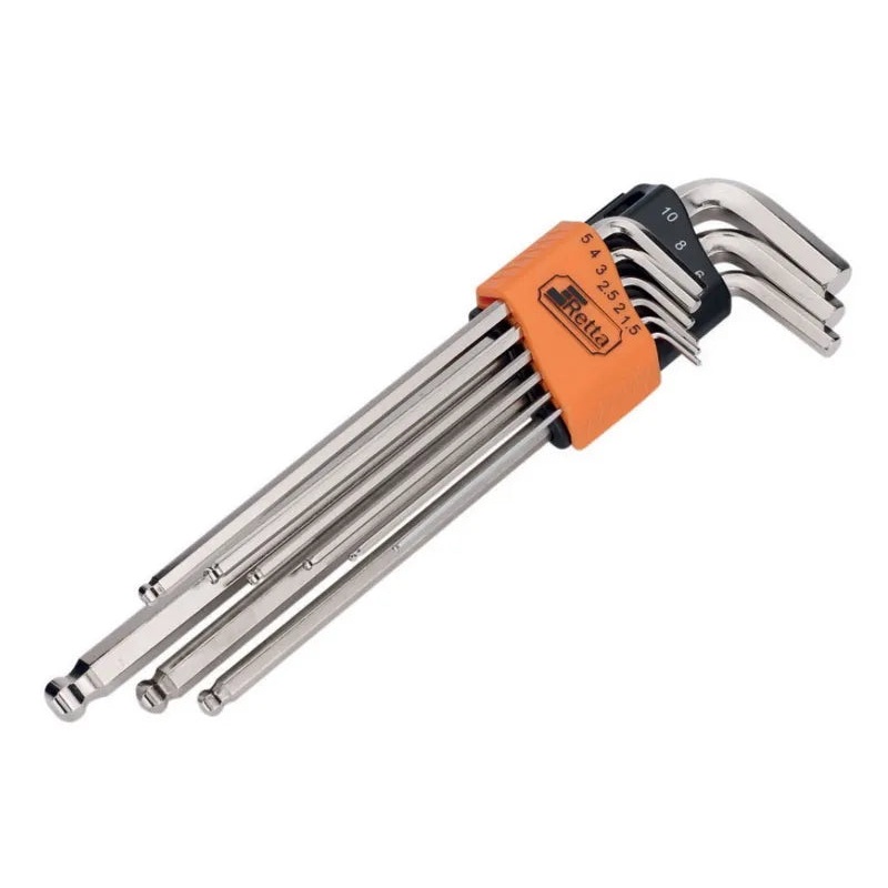 Extra Long Ball Head Hex Key Set 9 pcs | RAT0903