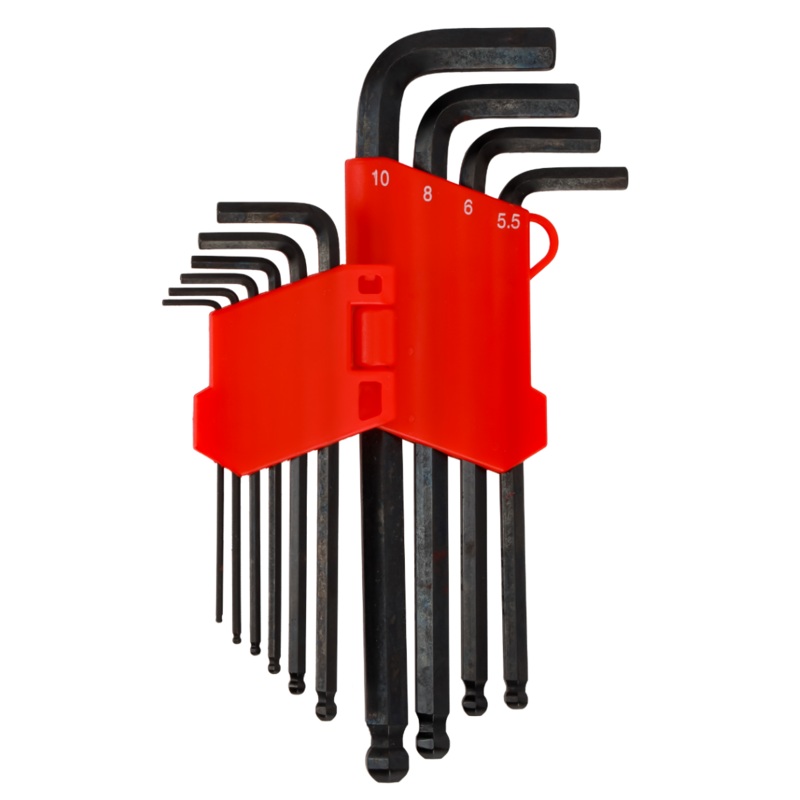 Geepas Long Hex Key Set 10-Piece Ball End | GT61178