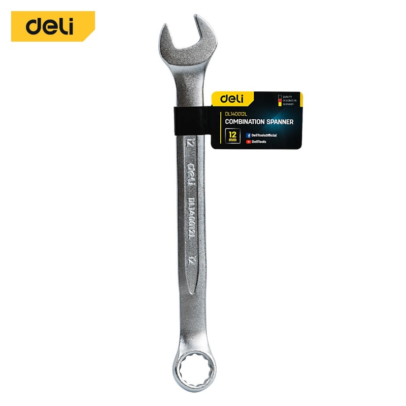 Deli Tools Combination Spanner 12mm | EDL140012L
