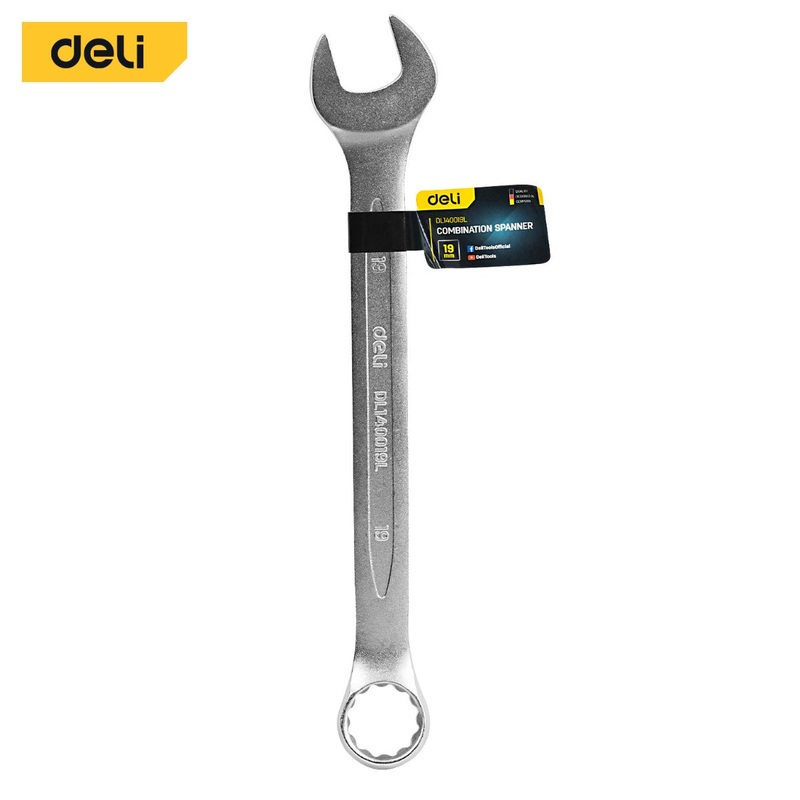 Deli Tools Combination Spanner 19mm | EDL140019L