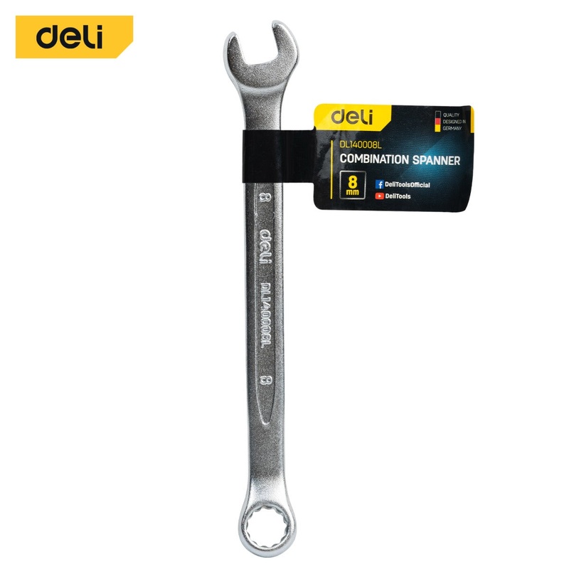 Deli Tools Combination Spanner 8mm | EDL140008L