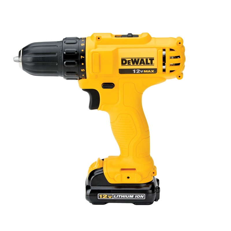DeWalt 12V Subcompact Drill Driver  2 X 1.3Ah Battery Kit | DCD700C2-B5