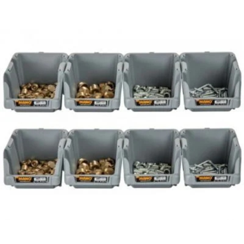 Mano G-10 Storage Bin | 103x165x75mm | Grey