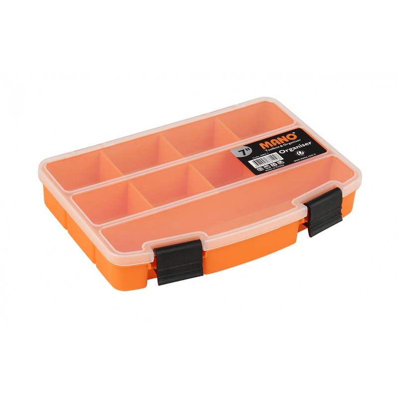 Mano ORG-7 Organizer - Compact 10-Slot Small Parts Storage Solution