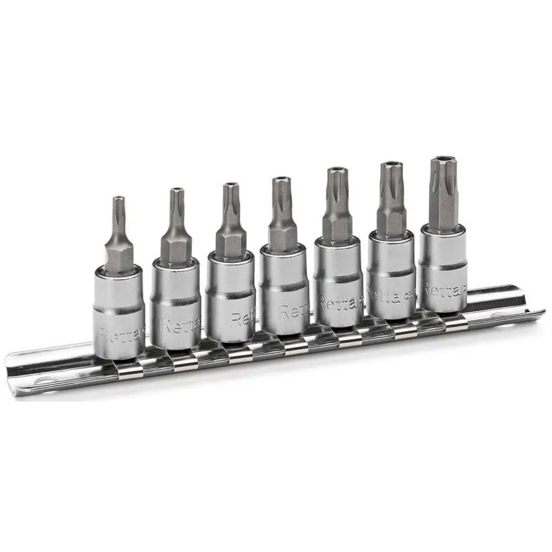 1/4" Torx Set-5 Corner With Socket Hole 7 pcs | RTL0704