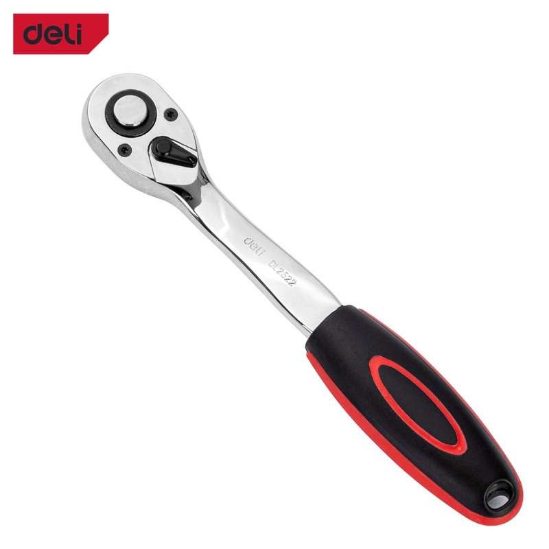 Deli Bent Handle Ratchet Wrench 1/2" | EDL2522