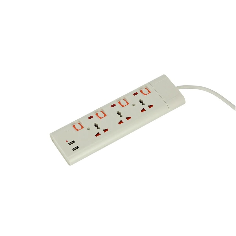 Geepas 3-Way Extension Socket with USB Port | GES5803