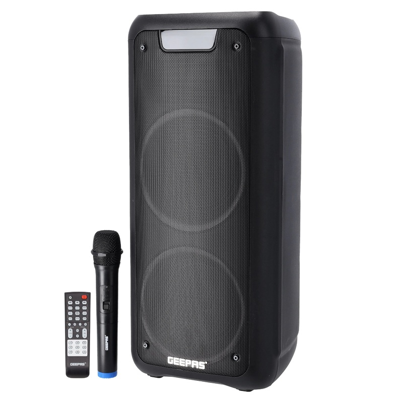 Geepas Rechargeable Professional Speaker 40000W PMPO | GMS11168