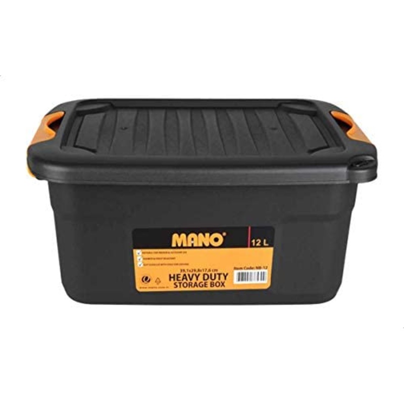 mano Heavy Duty Storage Box-12L