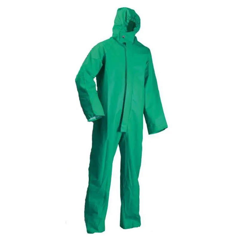 Chemical coverall with fixed hood | P-1007