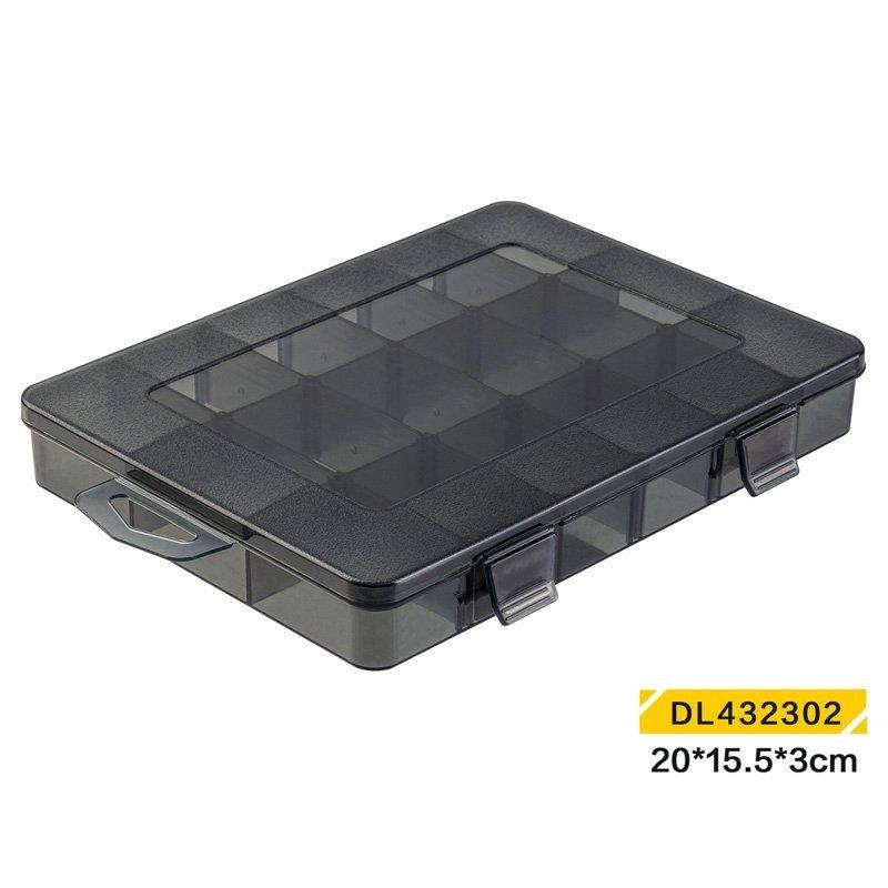 Deli Storage Box 200x155x30mm Black  | DL432302