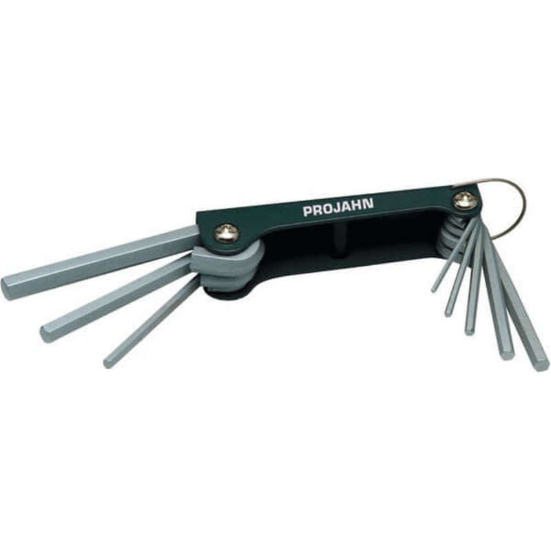 Folding pocket hexagon key set 2,5-10 mm 8pcs | 3619