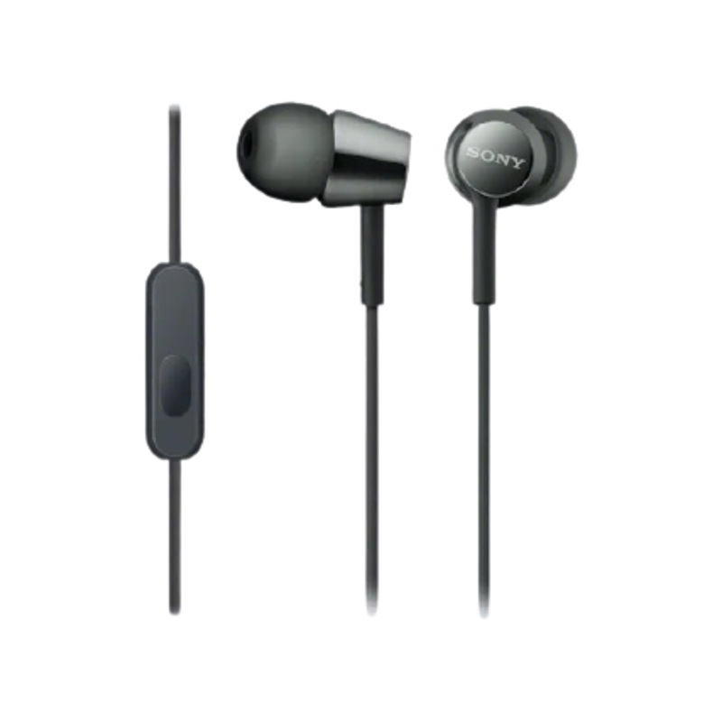 MDR-EX155AP - Headphone In Ear - Black