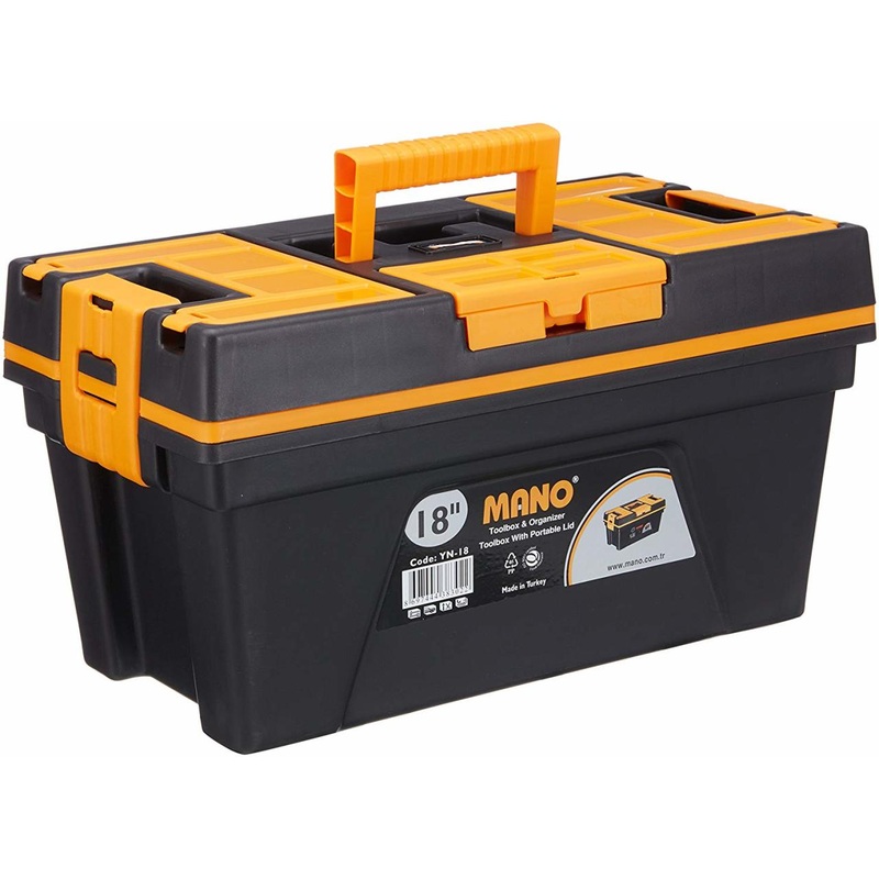 Toolbox With Portable Lid
