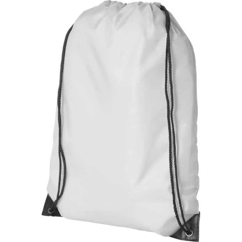 DRASTIN - Giftology 210D Polyster Drawstring Bag - White