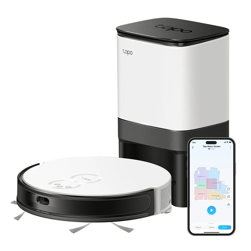 TP-Link Tapo Robot Vacuum and Mop with Auto-Empty Dock | RV20 Mop Plus