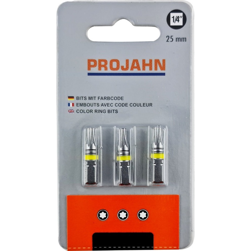 1/4 TX color bit T15 25 mm 3pcs | 1732-03