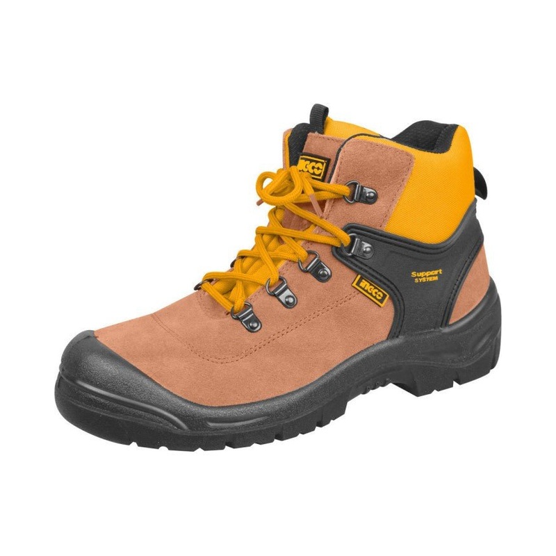 INGCO Super SSH12SB Safety Boots  Durable Work Footwear for All Sizes