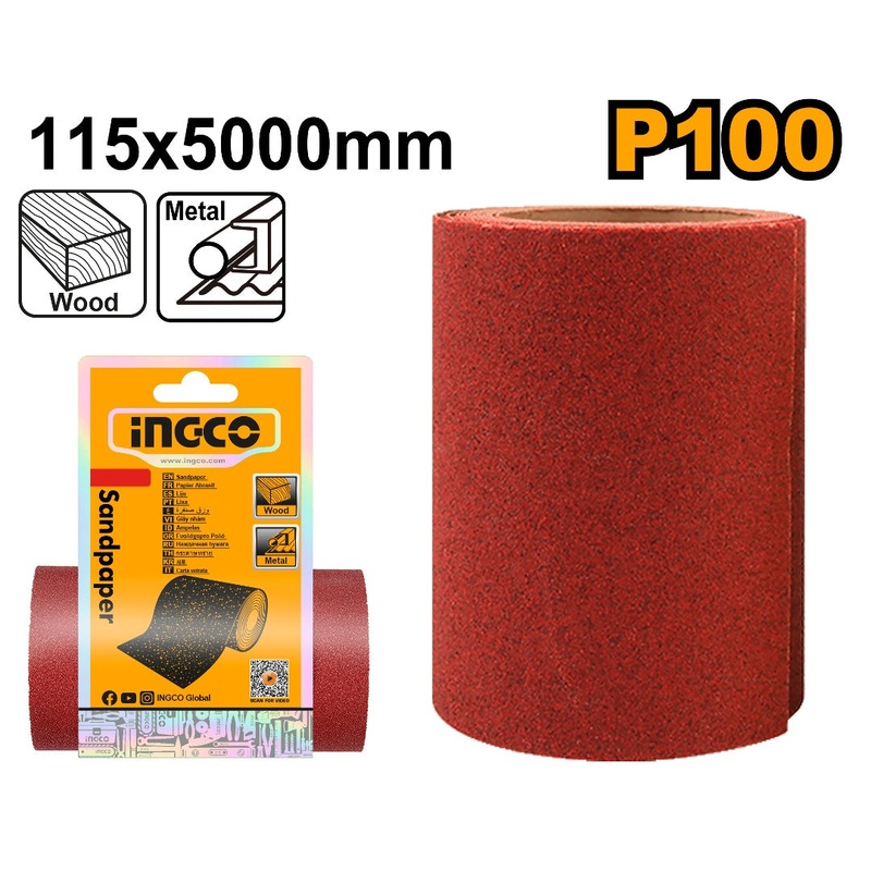 INGCO Sandpaper Roll Grit 100