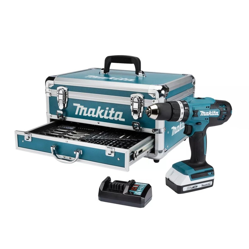 MAKITA HP488DWAX4 18V G-SERIES CORDLESS COMBI HAMMER DRILL INC 1X 2.0AH BATT