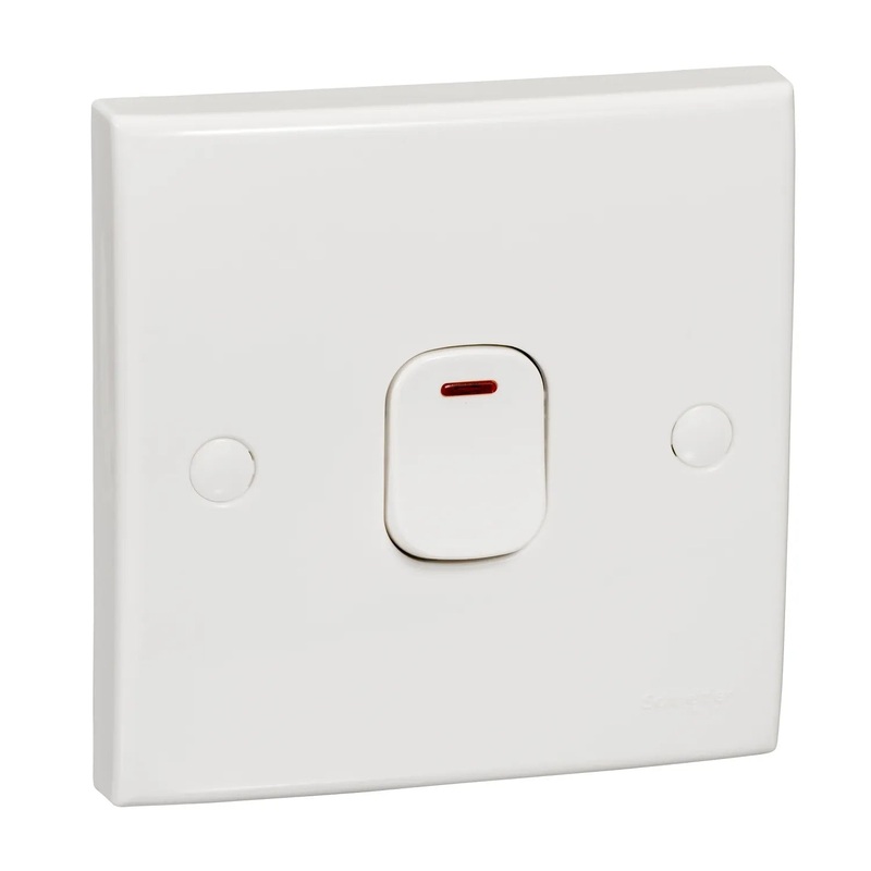 Double Pole Switch with Neon
