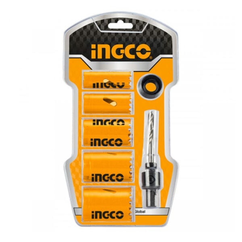 INGCO 7pcs Bi-Metal Hole Saw Set AKH0071