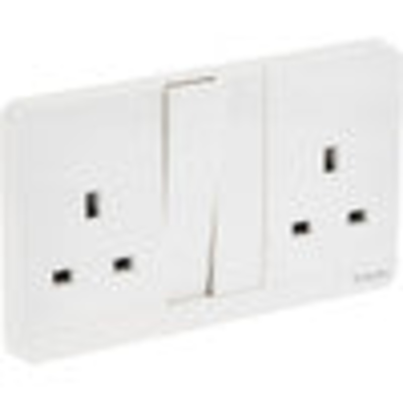 Schneider Electric Double Switched Socket