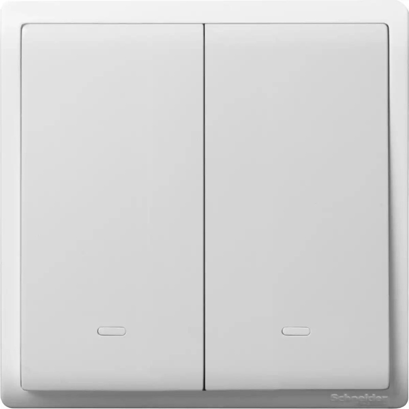 Schneider Pieno 16AX 250V 2-Gang Switch