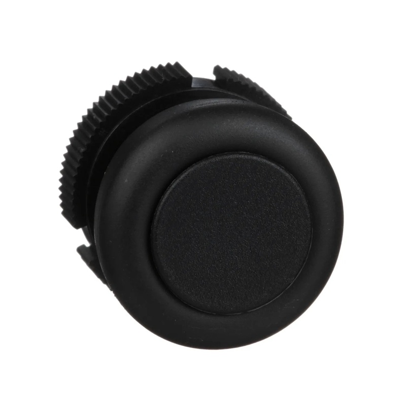 Harmony Round Head Push Button Black
