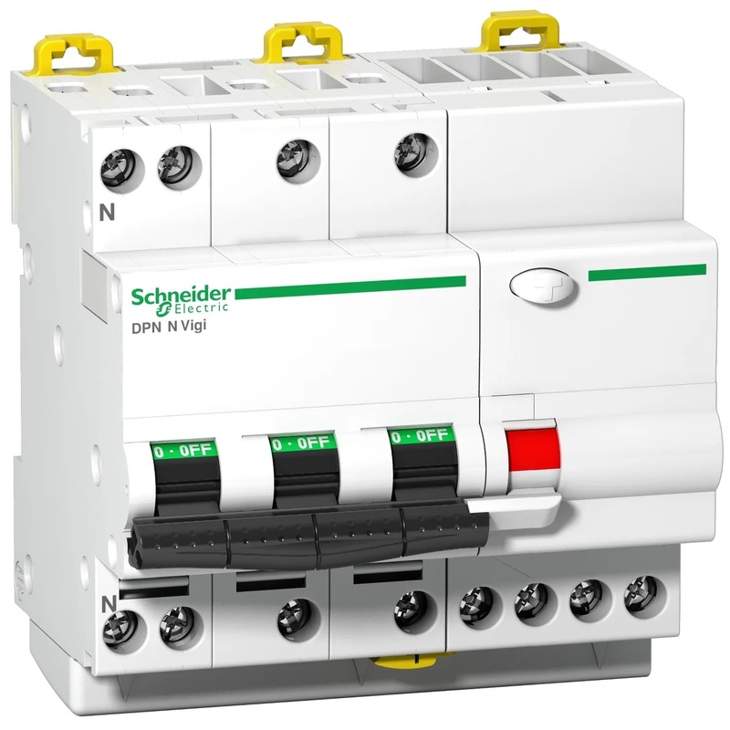 Schneider Acti9 DPN N Vigi RCBO 3P+N