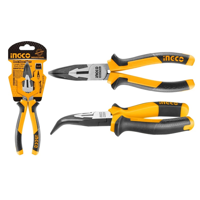 Ingco Bent Nose Pliers 160mm HBNP28168