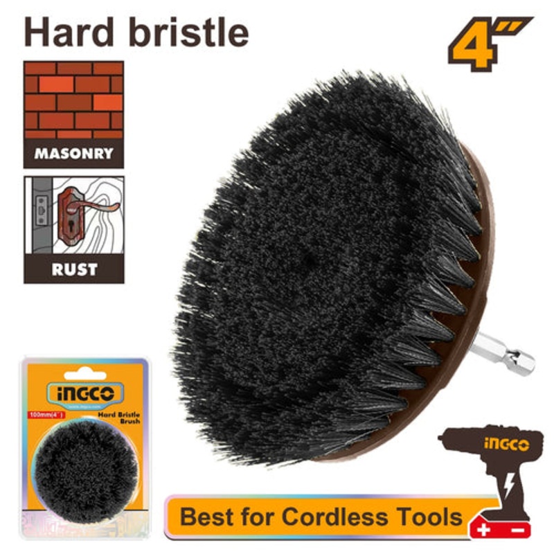 INGCO Hard Bristle Drill Brush WCBH1401