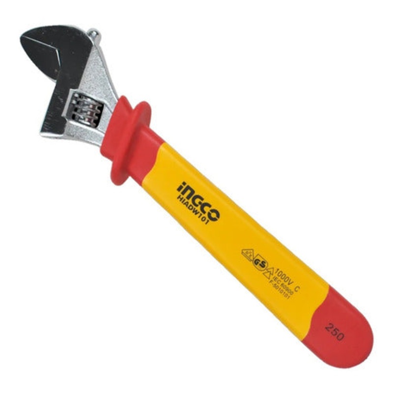 INGCO HIADW081 8" Insulated Adjustable Wrench