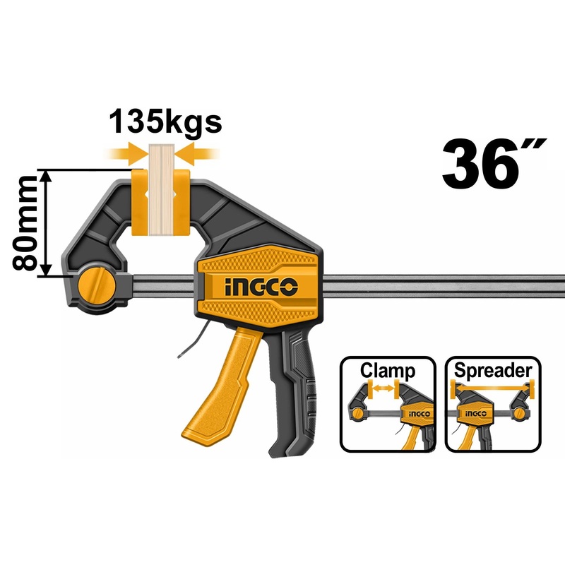 Ingco Quick Bar Clamp 36" HQBC36803