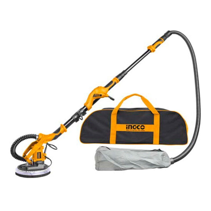 INGCO DWS10501 Drywall Sander 1050W with LED Light and Dust Bag | DWS10501