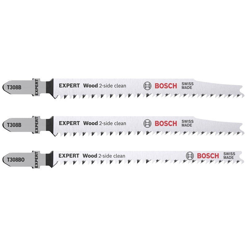 JSB 3pc Set Wood 2-side clean (2x T308B, 1x T308BO)