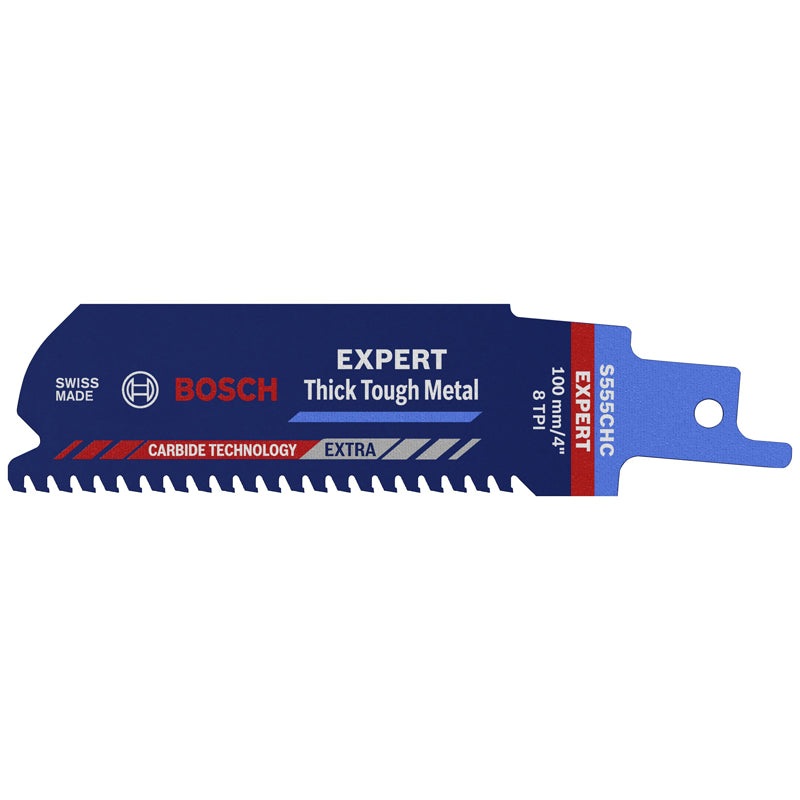 Recip Sawblade S555CHC 1pc Thick Tough Metal