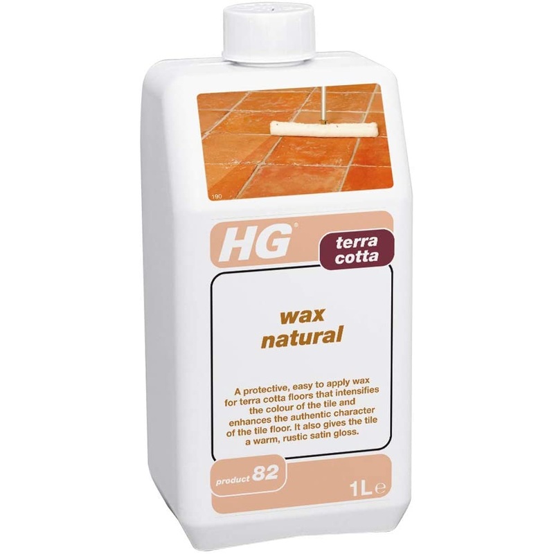 HG Terra Cotta Wax Natural | after removing the cement
