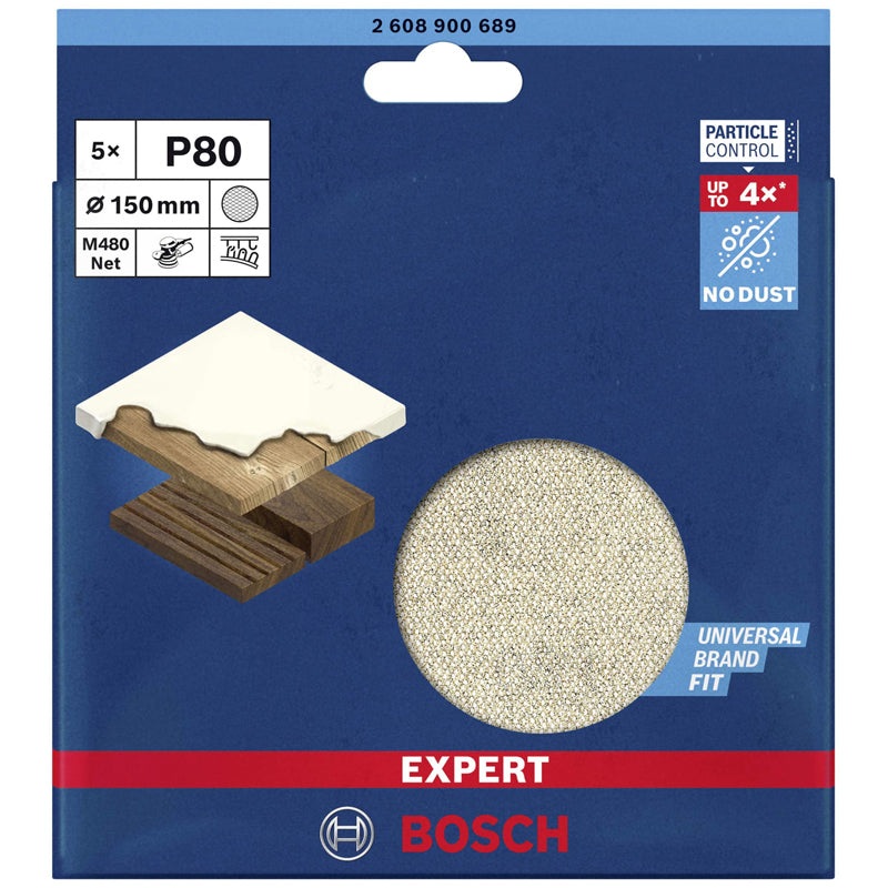 M480,150mm,80,5x mesh sanding disc