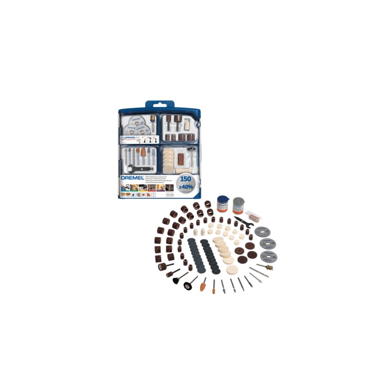 Dremel 150-Piece Multipurpose Accessory Set | 2615s724ja