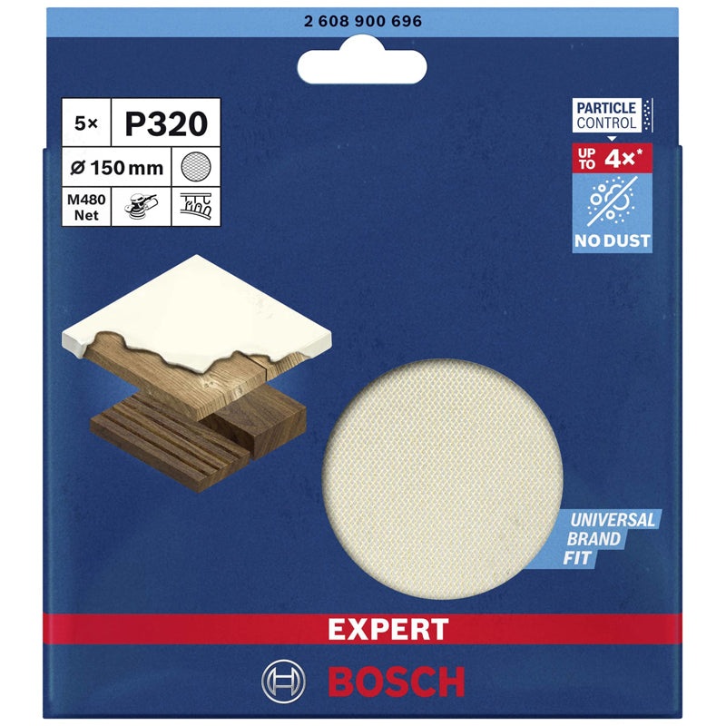 M480,150mm,320,5x sanding disc