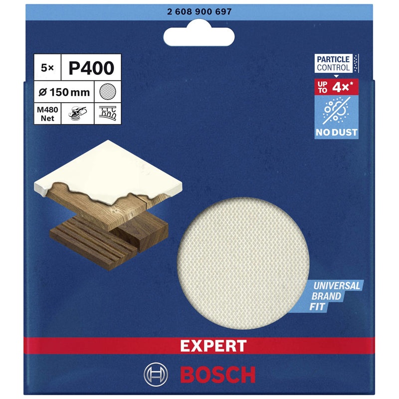 M480,150mm,400,5x sanding disc