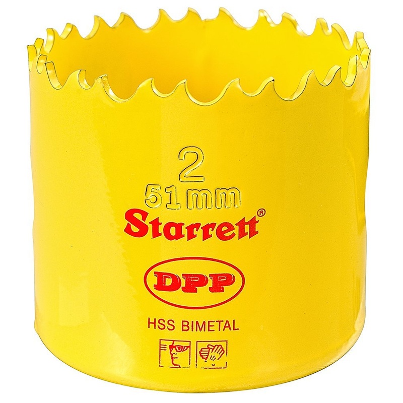 Starrett DH0200 51mm 2-inch HSS Bi-Metal Dual Pitch Hole Saw